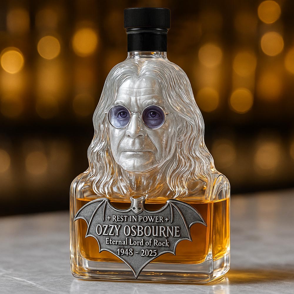 Uwiecznione w szkle — butelka whisky na cześć Ozzy'ego Osbourne'a