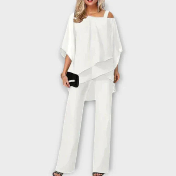 Zestaw wieczorowy z chiffonem