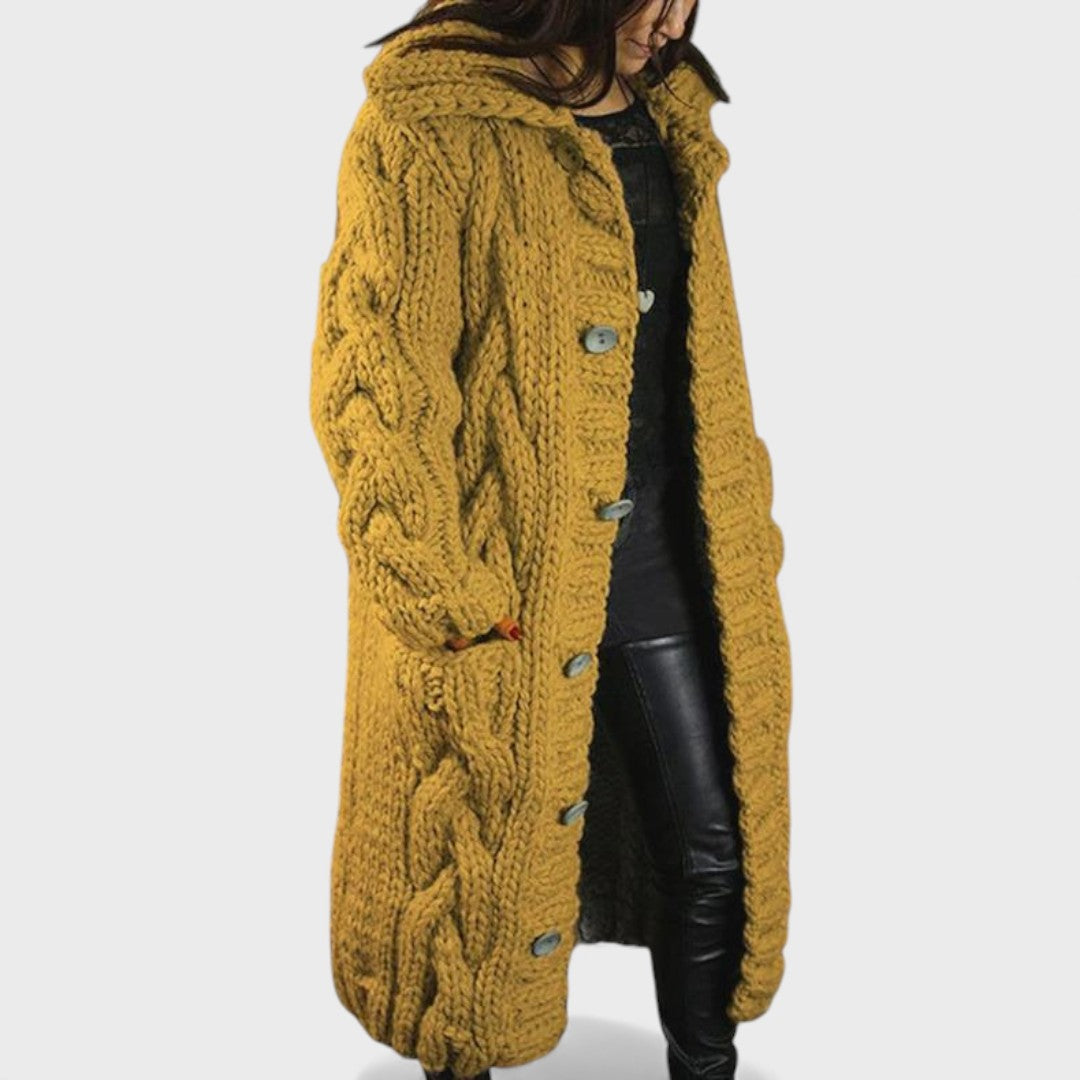 Karina - Elegancki i wygodny płaszcz z osłoną na brzuch