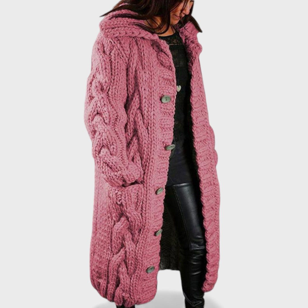 Karina - Elegancki i wygodny płaszcz z osłoną na brzuch