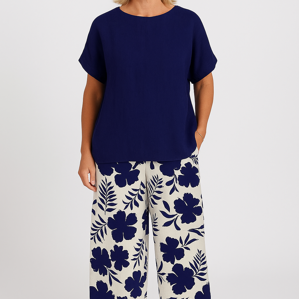 Tessina | Letni Zestaw Chic w Dwóch Częściach