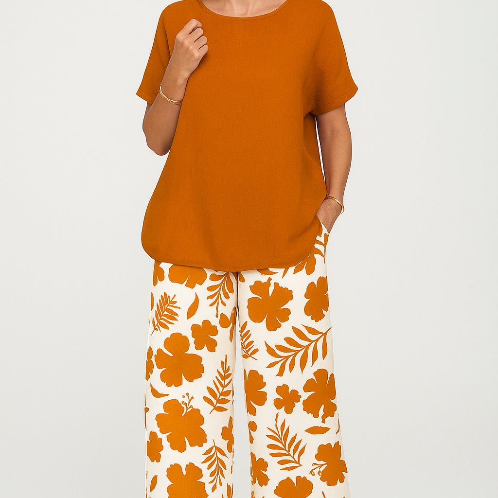 Tessina | Letni Zestaw Chic w Dwóch Częściach