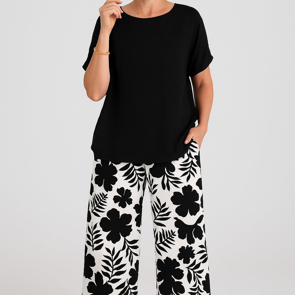 Tessina | Letni Zestaw Chic w Dwóch Częściach