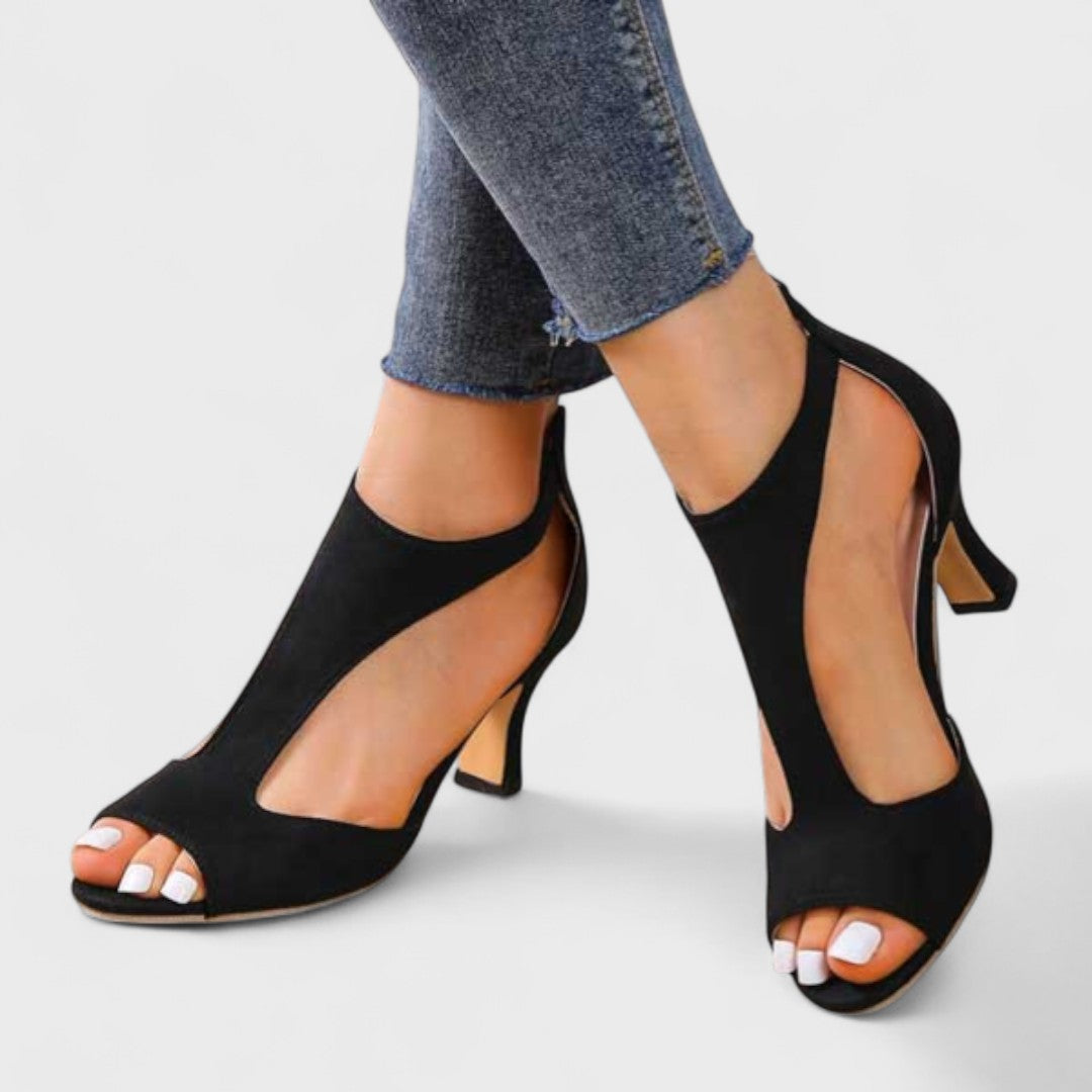 Zorine - Sandały ortopedyczne na obcasie