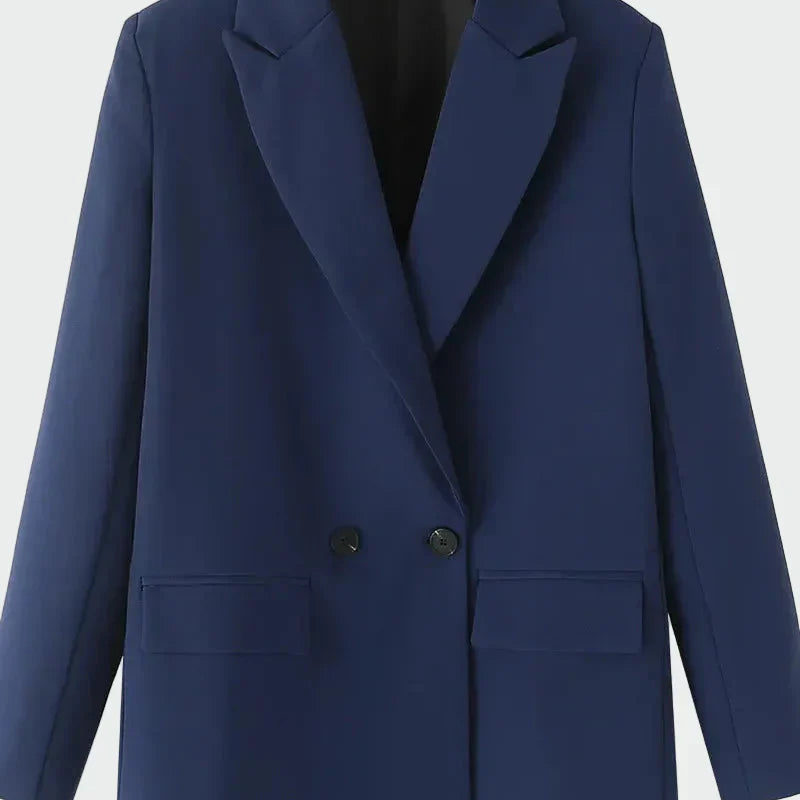 Helia - Oversize Kurtka z Nowoczesną Linią